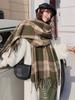 New Free  Cashmere Women Scarf Winter Plaid Fringed Scarve Pashmina Mujer Femme Foulard Bufanda Long Wrap Shawls Unisex