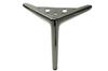 Anchor Elegant furniture leg, black chrome, height 18 cm