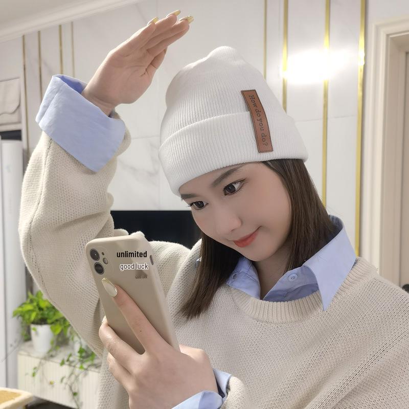 

Унисекс Ретро Шерстяная Шапка: Осенне-зимний стиль «Дыня» - Подчеркивающая лицо, трендовая вязаная шапка для пар One Size (55-59cm)