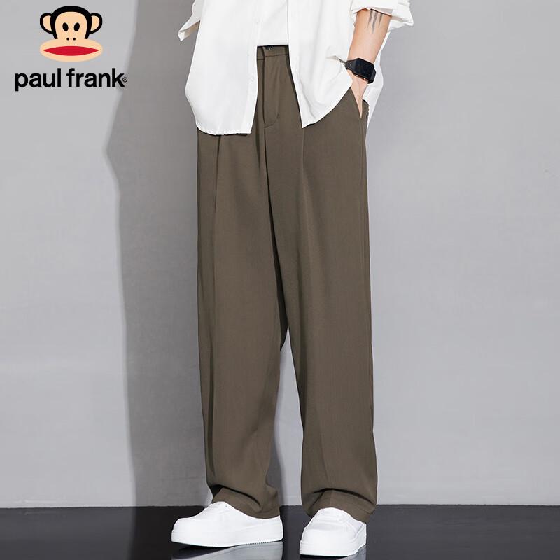 

Paul Frank Men s Summer Loose Straight Wide-Leg Casual Pants L