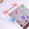 Gradient Color Organza Fabric Butterfly Four-Layer 3D Butterfly Decorations Butterfly Appliques