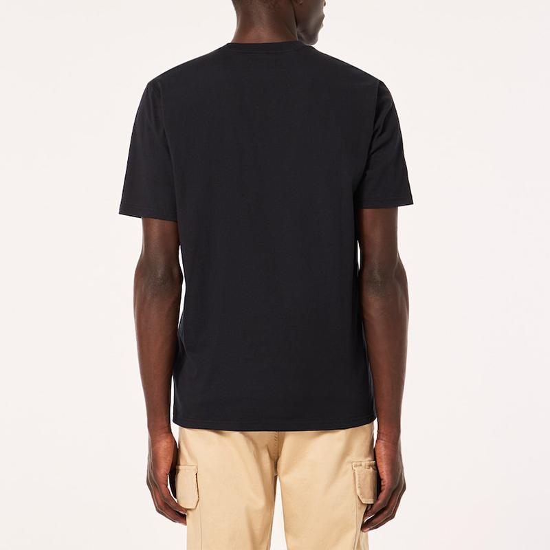 Oakley T-Shirts Men's Black Crew Neck Moderate Straight Fit FOA404900-02E