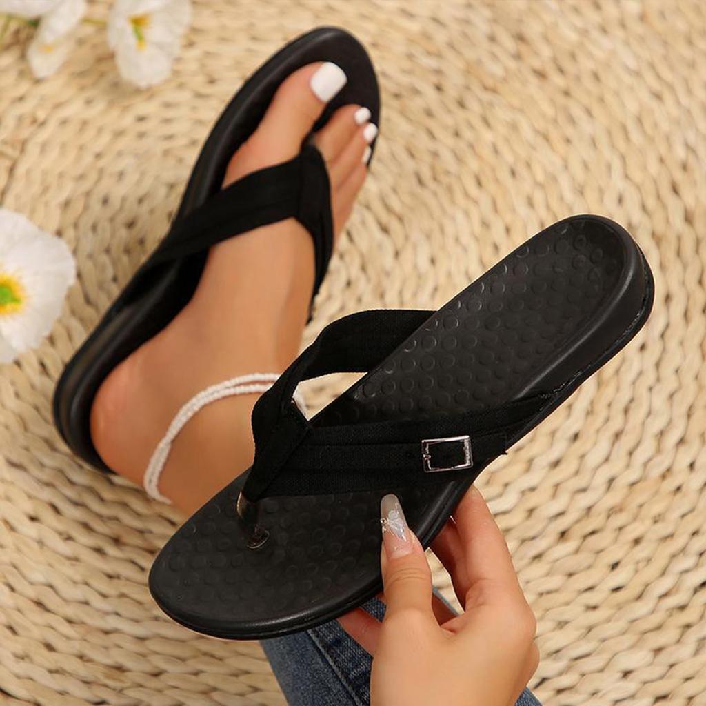 Sandals For Women With Arch Support Sandals Non- Flip Flops Dressy Summer Beach Shoes Comfortable Casual Shoes
