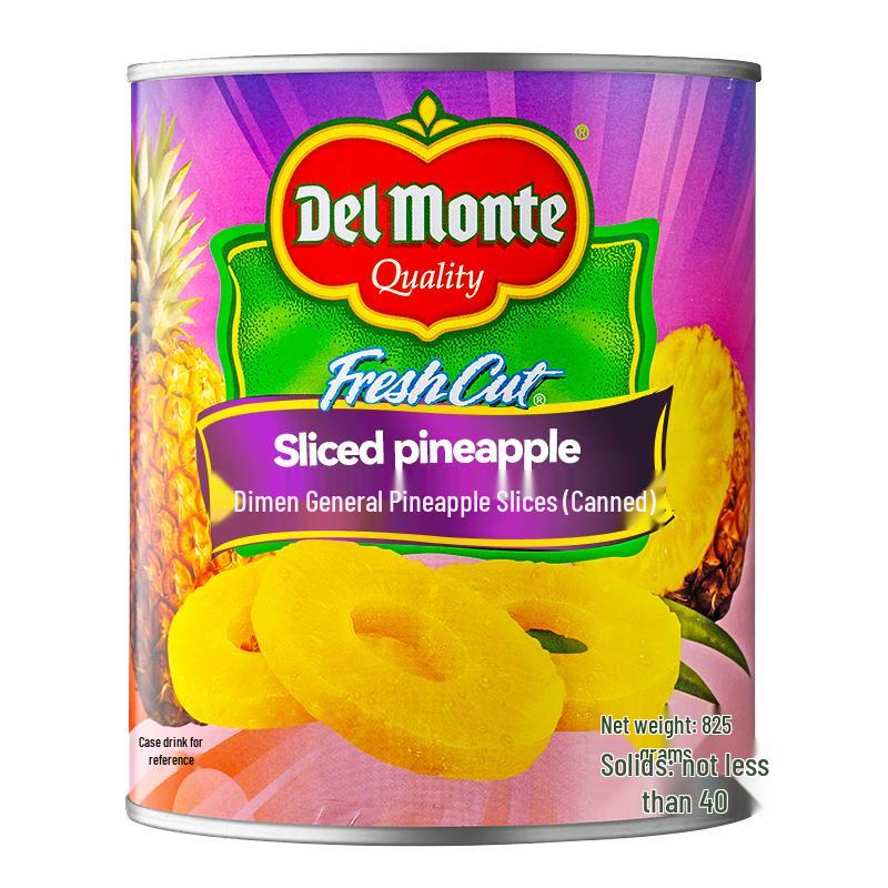 Del Monte ананасовые дольки 0% жира, 825 г