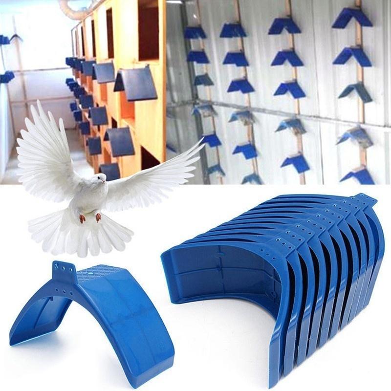 10 Pieces V Pigeons Bird Pet Roost Bird Equipment Racing Pigeons Stand Rest Stand Pigeons Perches Dove Rest Stand Pet Supplies