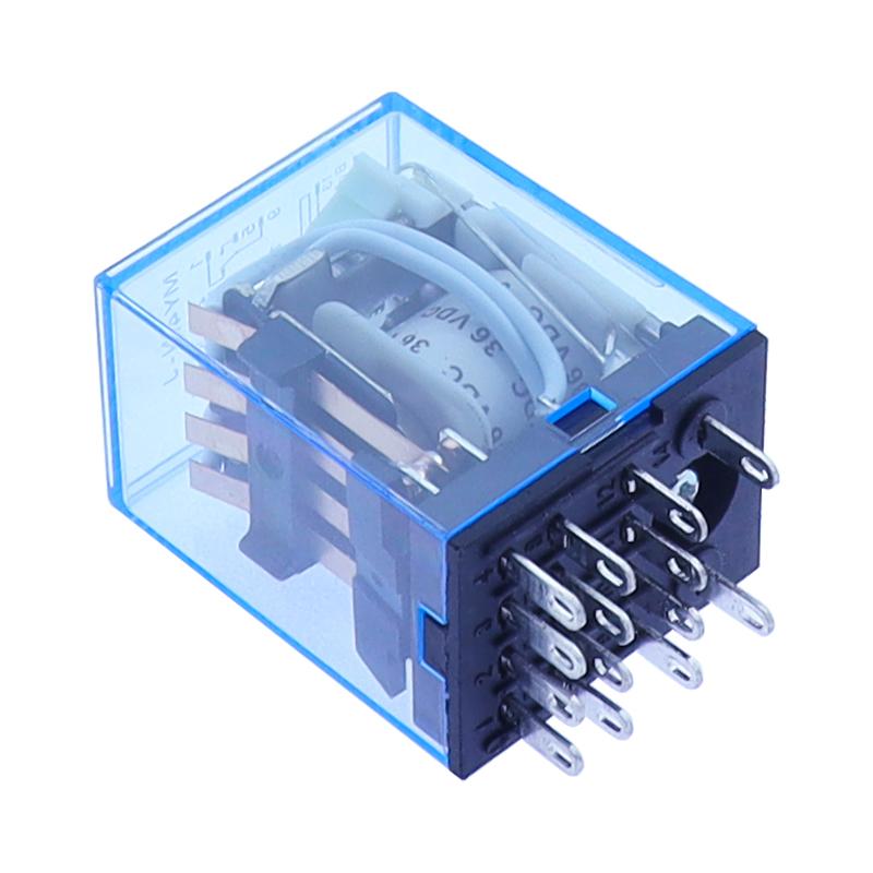 1PCS MY4 General Purpose Relay 4pdt,14pins Relais DC 12V/ 24V /110V 220V Relay MY4 Switch