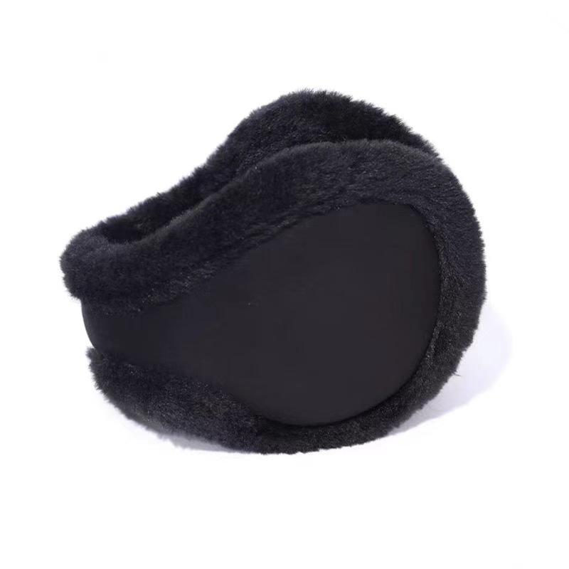 Winter Foldable Plush Earmuffs for Men & Women - Korean Style Velvet Ear Warmers