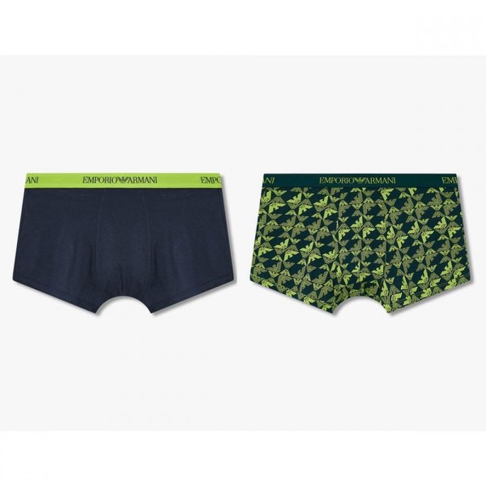 

Emporio Armani Men S Logo Banding Cotton drawerS Set 2pcS 0815312326 0815312327 S(95)