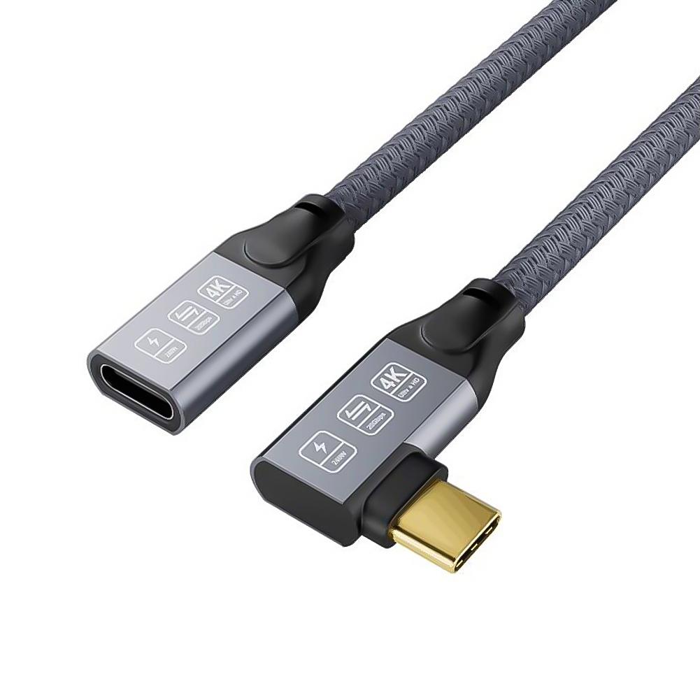 0.25/0.5/1/2M PD240W USB C Удлинительный Кабель Плетеный USB C к C Кабель Быстрой Зарядки Кабель Type C Быстрой Зарядки для Macbook PC