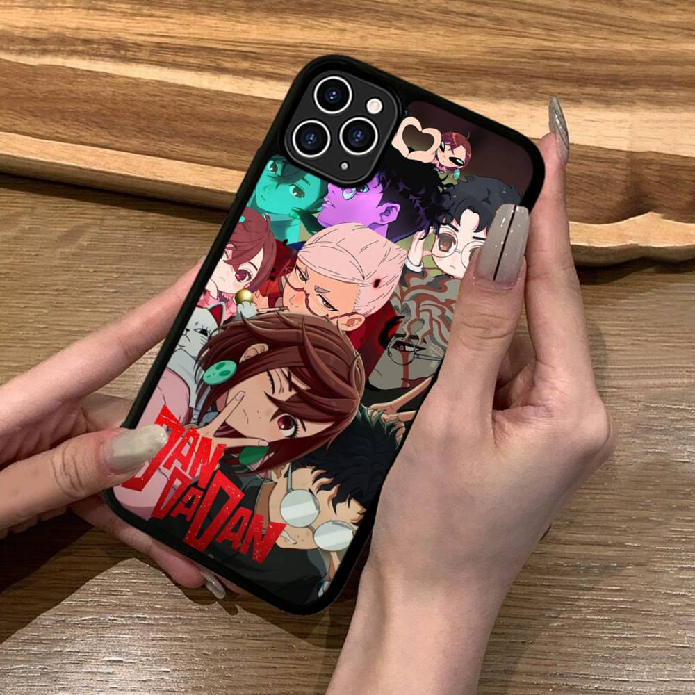 Dandadan Anime Phone Case Silicone PC+TPU For For IPhone 11 12 13 14 15 16 Plus Pro Max Cover