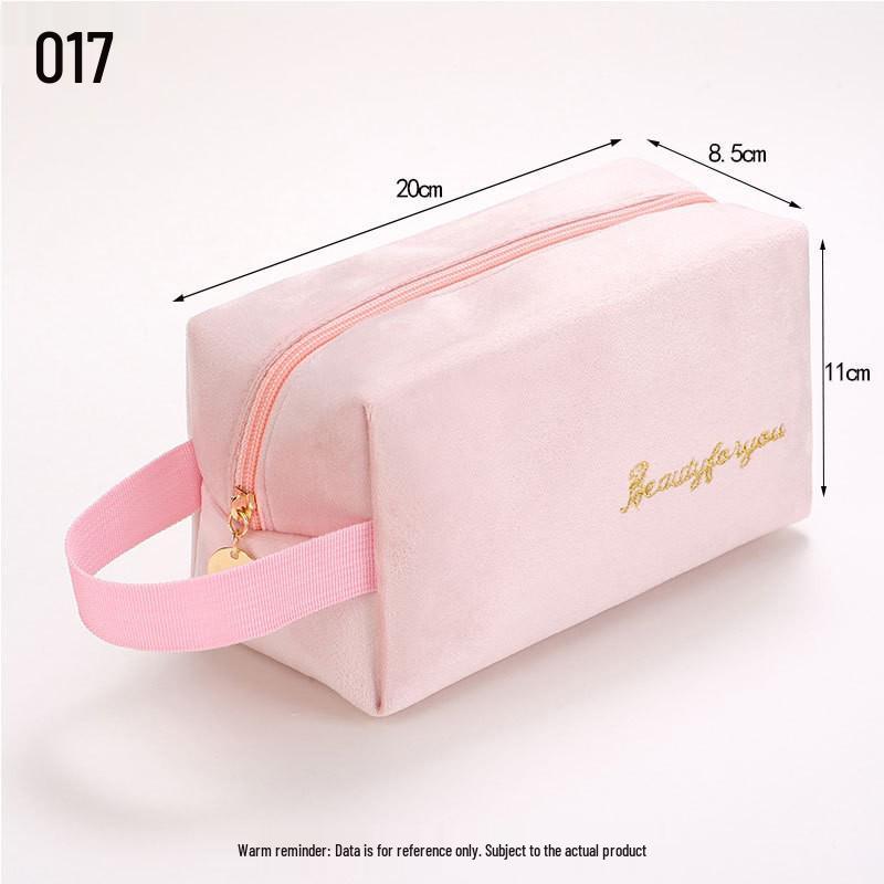 Velvet Makeup Bag Set: High-Capacity, Four-Piece Luxury Cosmetics Storage