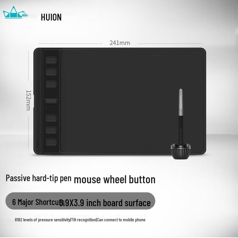 

HUION Inspiroy 2 H641P Digital Drawing Tablet