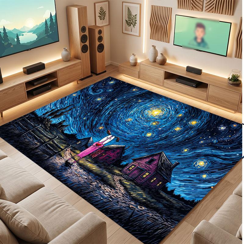 Courage the Cowardly Dog Rug Soft Thick Non Slip Floor Carpet for Bedroom Living Room Home Decor