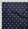 oneOone Cotton Flex Fabric Elephant Block Printed Craft Fabric BTY 40 Inch