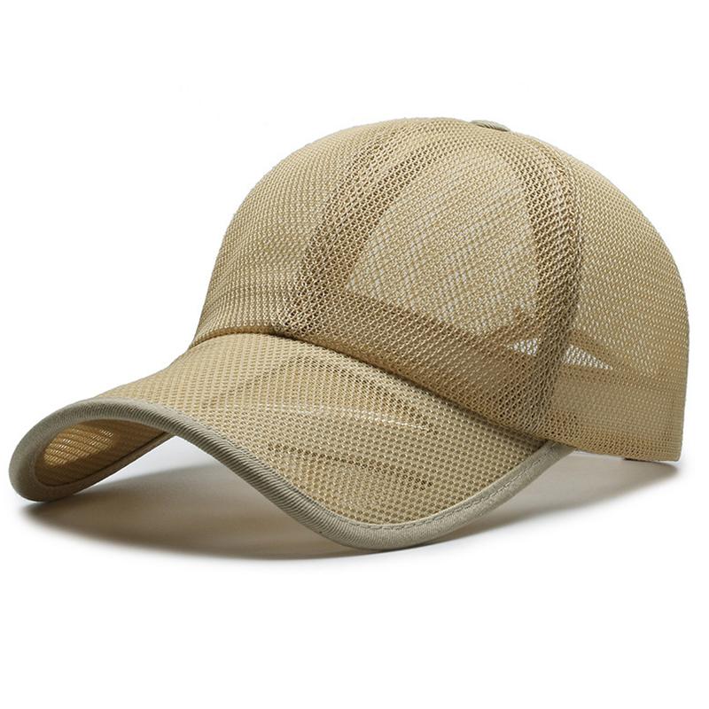 

1Pc Baseball Cap Summer Full Mesh Outdoor Adjustable Breathable Hat Men Trucker