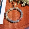 Women S Gray Moonstone Strawberry Crystal Bracelet Yellow Hair Crystal Fashion Gift