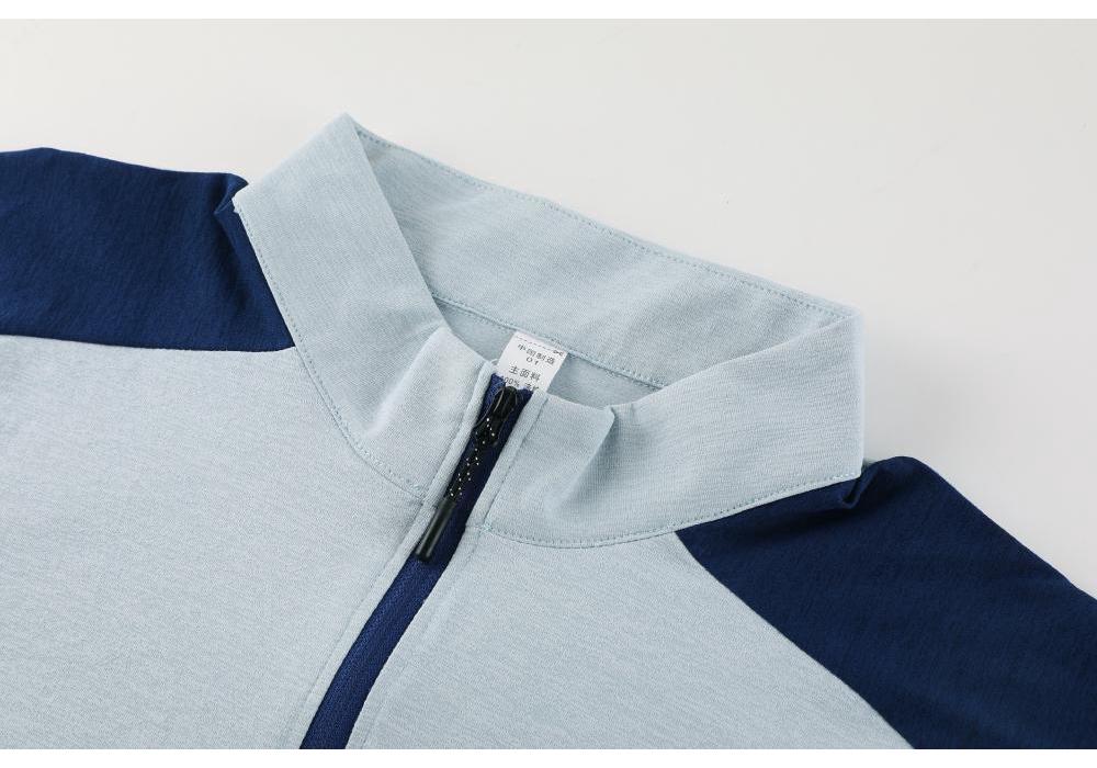 Adult & Children's Quick Dry Half-Zip Sports T-shirt for Table Tennis, Badminton & Fitness
