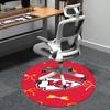 Kansas City Chiefs,NFL Logo Chair Mat Round Rug Office Carpet, Non Slip, Suitable for Living Rooms, Bedrooms Decor.1205341a