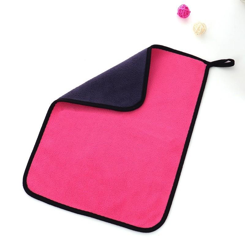 Pet Bath Towel With Coral Fleece Material Quick Absorption For Home And Car Cleaning