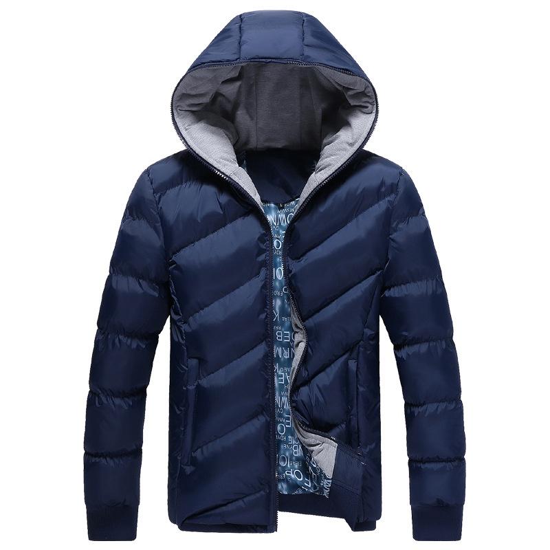 Men Fashion Winter Warm Padded Coat Thick Casual Outerwear Parka Top Jacket