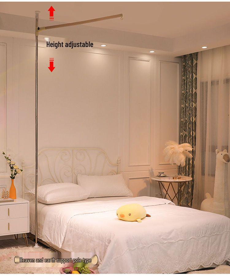 Princess Style Hanging Mosquito Net: Dustproof, Light-Blocking Dome Bed Canopy, Easy Installation