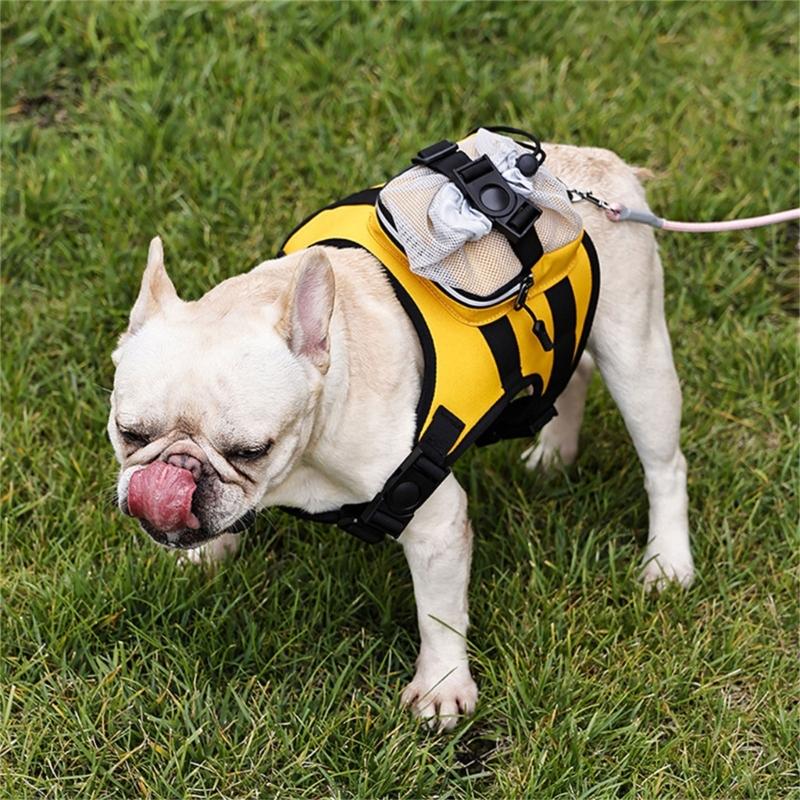 Dog Vest Adjustable Training Harness for Large Medium Dogs Backpack Strong Heavy Duty Harness Soft Handle