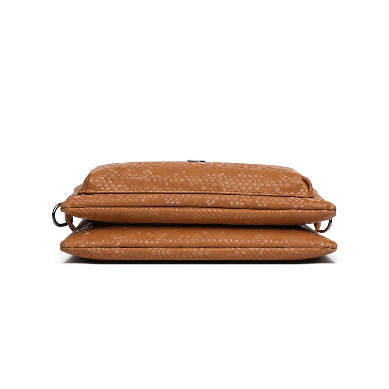 Strukturierte Pendler-Umhängetasche Messenger-Tasche Clutch