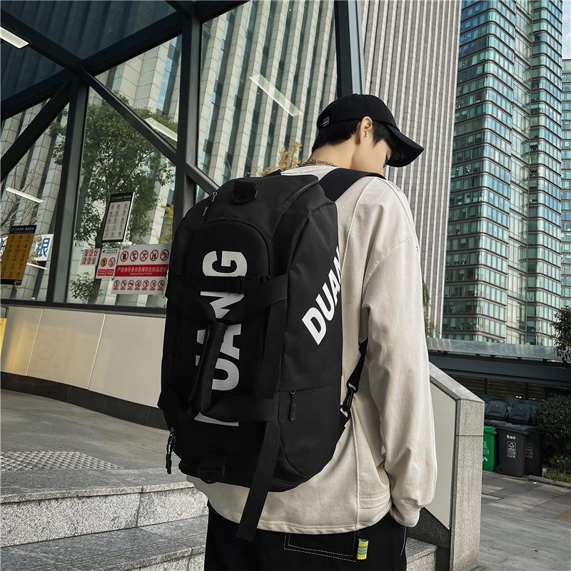 Large Capacity Travel Bag Portable Luggage Bag Dry And Wet Separate Sports Fitness Bag