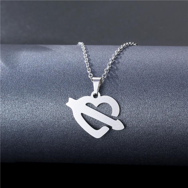 [Neue Titanstahl Kurze Choker Halskette Hip Hop Street Anhänger Kette Für Trendige Mädchen Ausgeh Accessoires]
