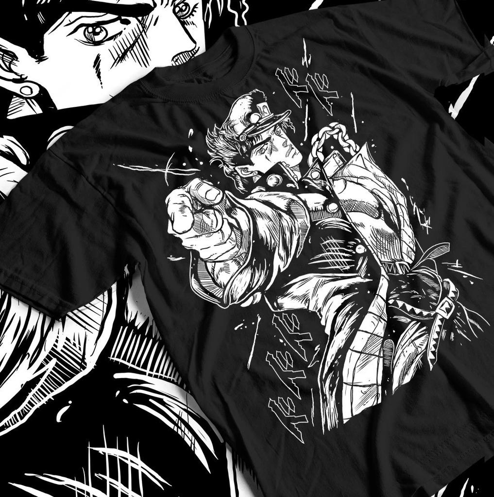 JoJo's Bizarre T-Shirt Adventure JoJo Anime Manga Jolyne Jotaro Shirt All Size
