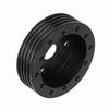1in Aluminum Steering Wheel Hub Spacer for 5 6 Hole Wheels To 3 Hole Adapter(Black)