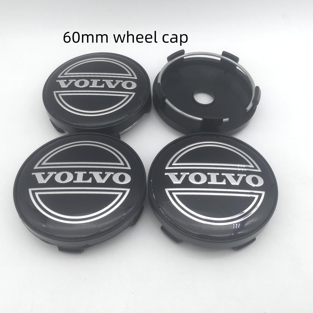 20pcs 3D 56mm 60mm 68mm for Volvo S80L XC60 XC90 Car emblem Wheel hub Center Cap Badge covers sticker Decals Styling ac