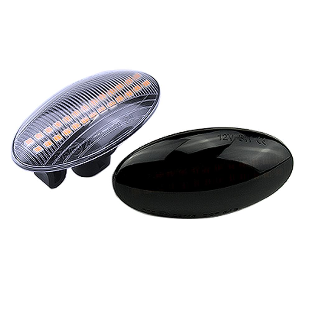 2pcs Dynamic LED Side Marker Turn Signal Lights Indicator Amber Repeater Car Lights For Suzuki Swift Jimmy Vitara SX4Turn Signal 2