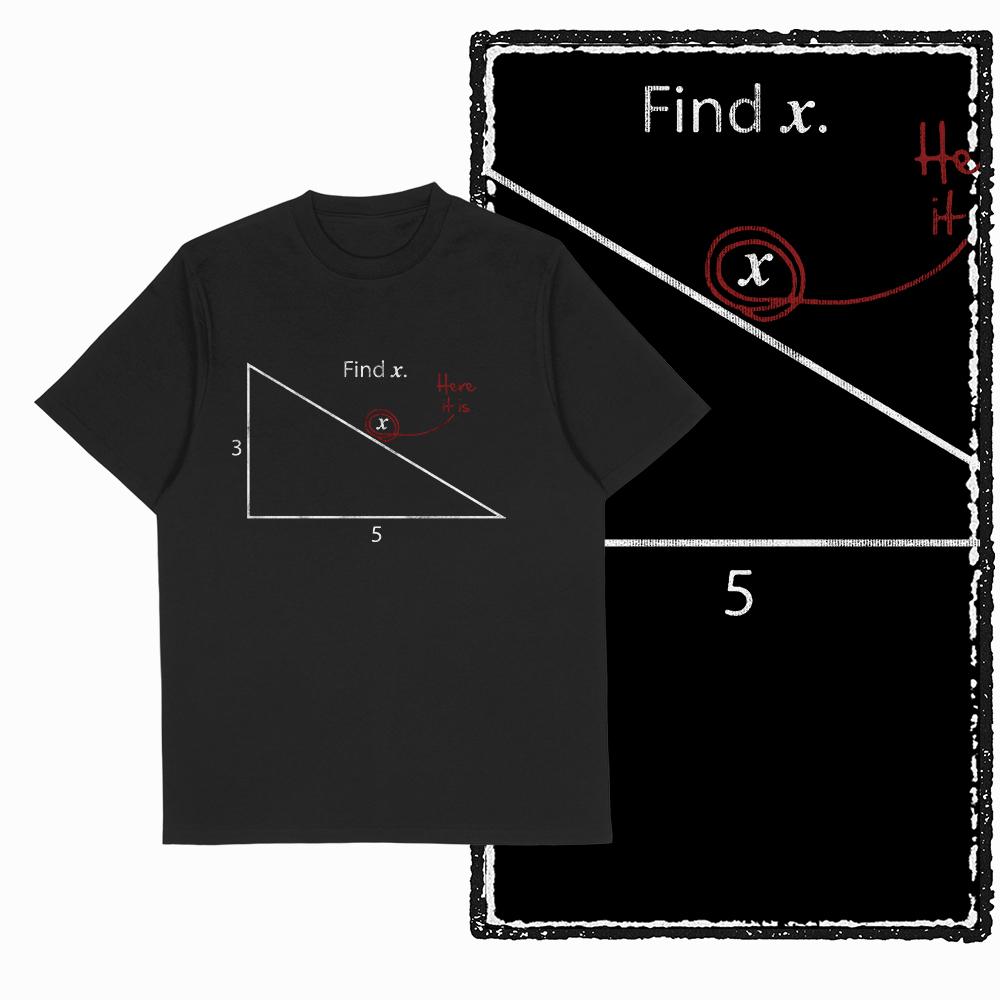 Coolmind SC 100% Cotton math lover pai Graphic T shirt fo men Cool math Big Size vintage BLACK men's novelty tee shirt