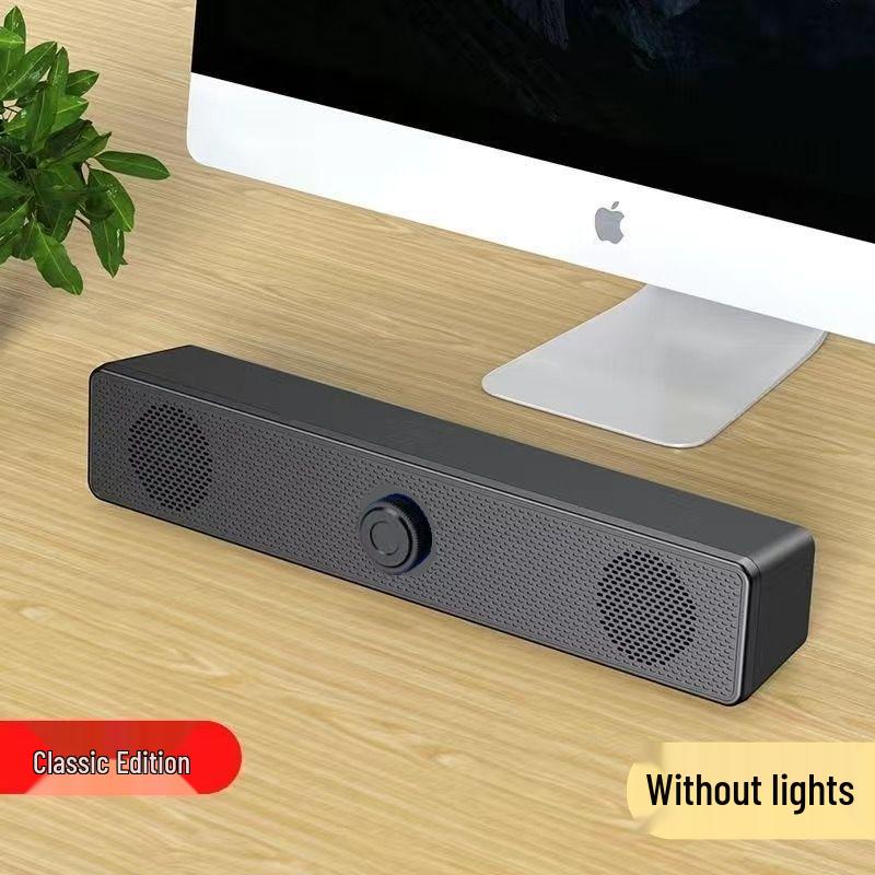 

USB Wired Laptop Subwoofer: High-Volume Dual Desktop Projector Speakers