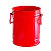 Yousheng Vintage Metal Pen Holder Large Capacity Desk Organizer for Office Pens Pencils Makeup Brushes Rust-Proof Iron Bucket with Handles