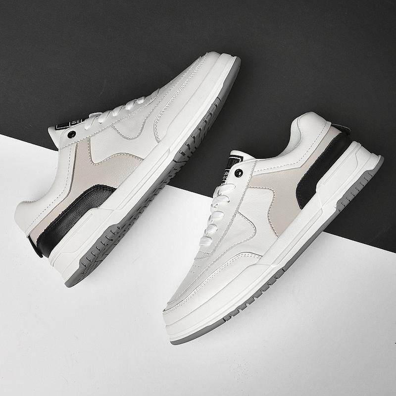 Fashion Genuine Leather Shoes Men Lace Up Casual Sneakers Comfort Design Man Shoes Cow Leather Oxfords Men Shoes Moccasins Men Sneakers