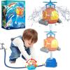 Helicopter Water Jet Spray Kids Toys One Key Launch Outdoor Sprinkler Toy Lawn Water Swimming Pool Playing Boys Girl Sports Game
