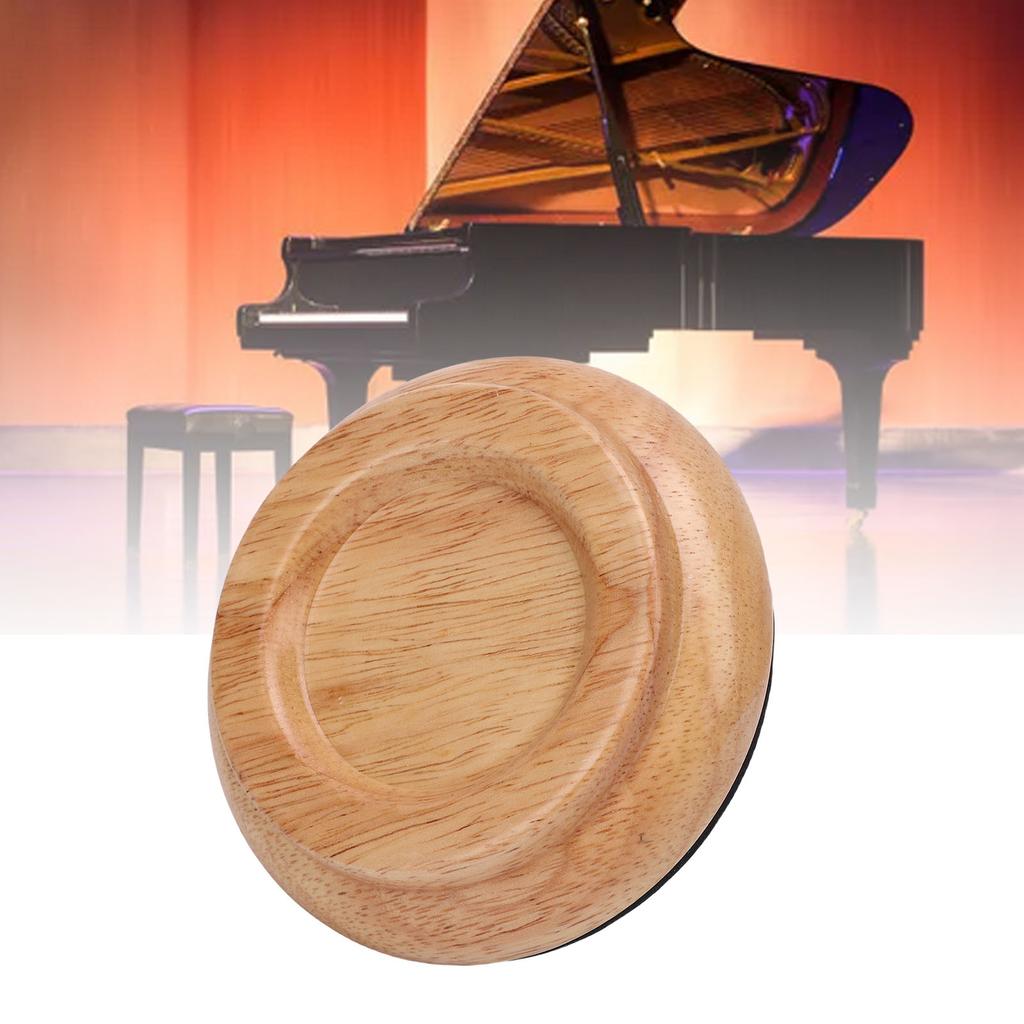 4 st Pianohjulskopp Massivt trä Skumbas Halkfri Ljudreducerande Universal Upprätt Pianohjulskopp F