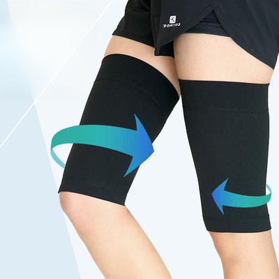 Oberschenkelschutz für Damen, Druckhülle, sportliche Formgebung, unter Druck stehender Beinschutz, innere Anti-Reibung, Muskelzerrung, warme Beinorthese