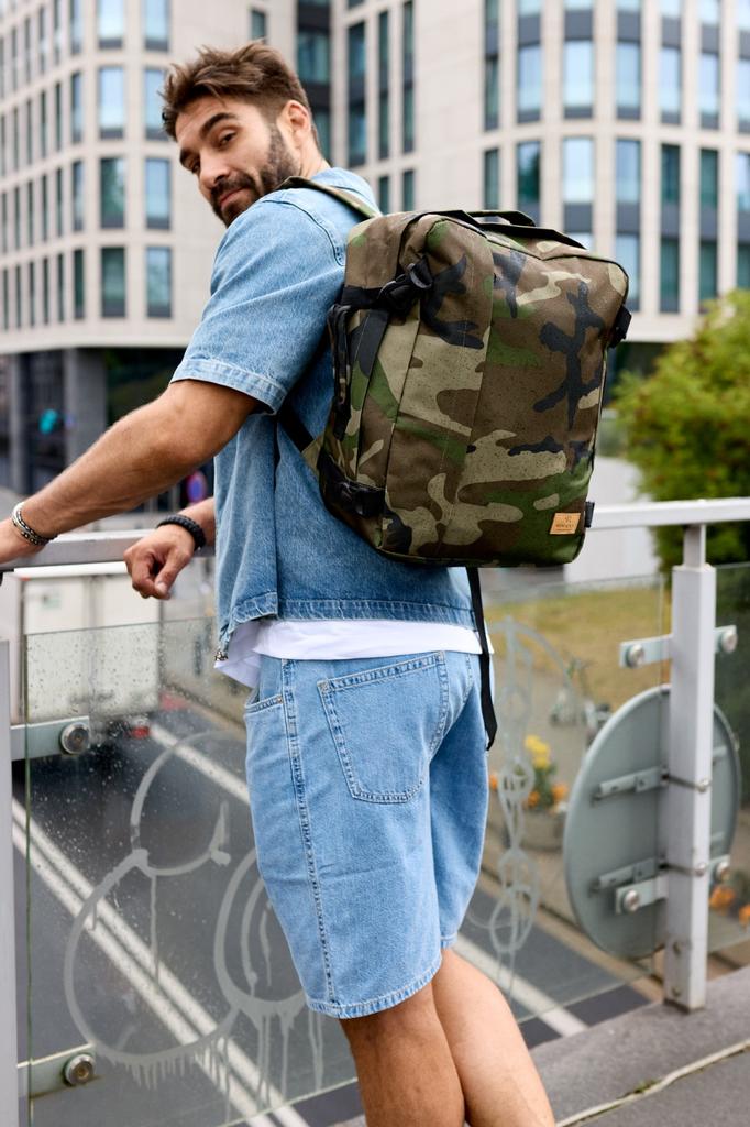Grand sac à dos de voyage en polyester - Rovicky