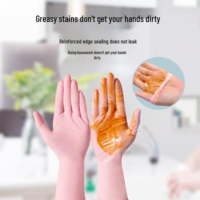 WOLSGIN Disposable Nitrile Rubber Gloves