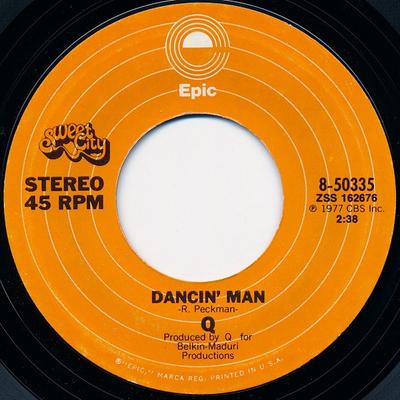 7inch Record Q (36) - Dancin' Man 850335 Epic, Sweet Cit 1977 US Soul/Funk Used