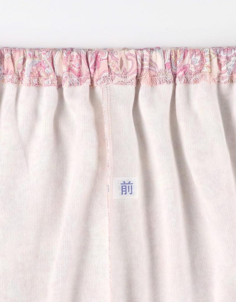 Wacoal Relax Sleep Long Sleeves and Comfortable Front CDW484 & Women's Pajamas, Pants, 100% Cotton, Warm, Design, Opening,