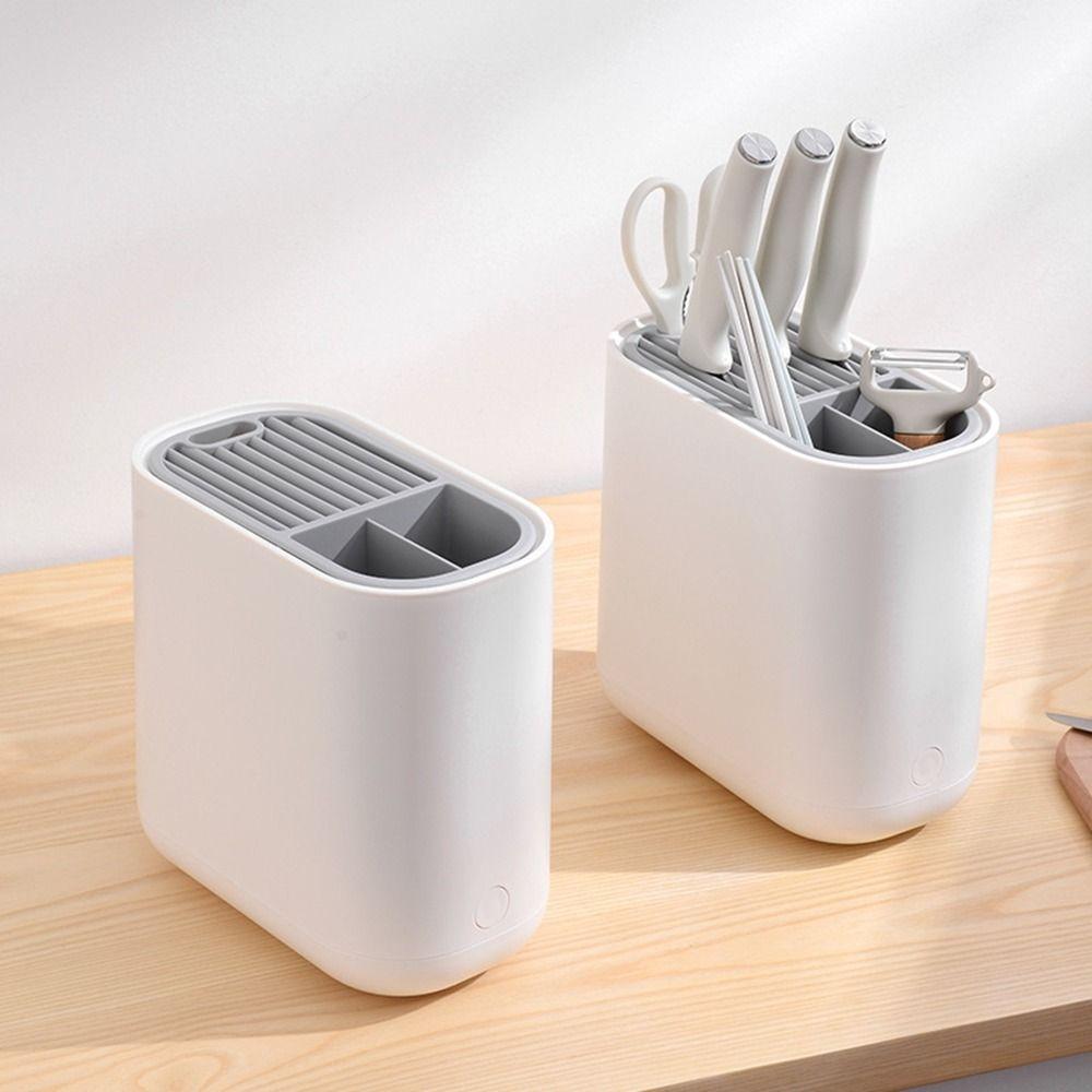 

Large Capacity Chopsticks Tube Plastic Tableware Storage Box Simple Chopsticks Cage Kitchen белый