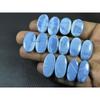 152Cts.Natural Blue Opal Matche Pair Oval Cabochon Loose Gemstone 07Pair Lot C-3319