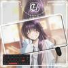 Kaoruko Waguri Mousepad Anime The Fragrant Flower Blooms with Dignity Mouse Pad Locking Edge HYBXAXC Laptop Gaming Keyboard Pad