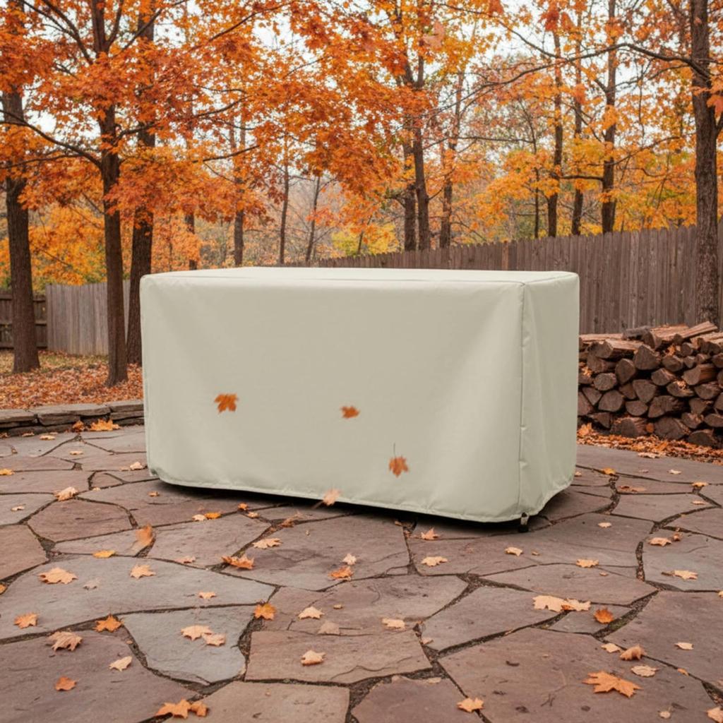 Outdoor Storage Box Cover Waterproof Container Dustproof for Garden Black 1236255cm