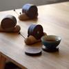 1 Set New Fashion Black Walnut Cartoon Snail Decompression Creative Tea Cup Mat Decoration Insulated Tea Coffee Mug Coaster