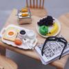 Miniature Dollhouse Bread Maker & Breakfast Set - Blythe Accessories & Props